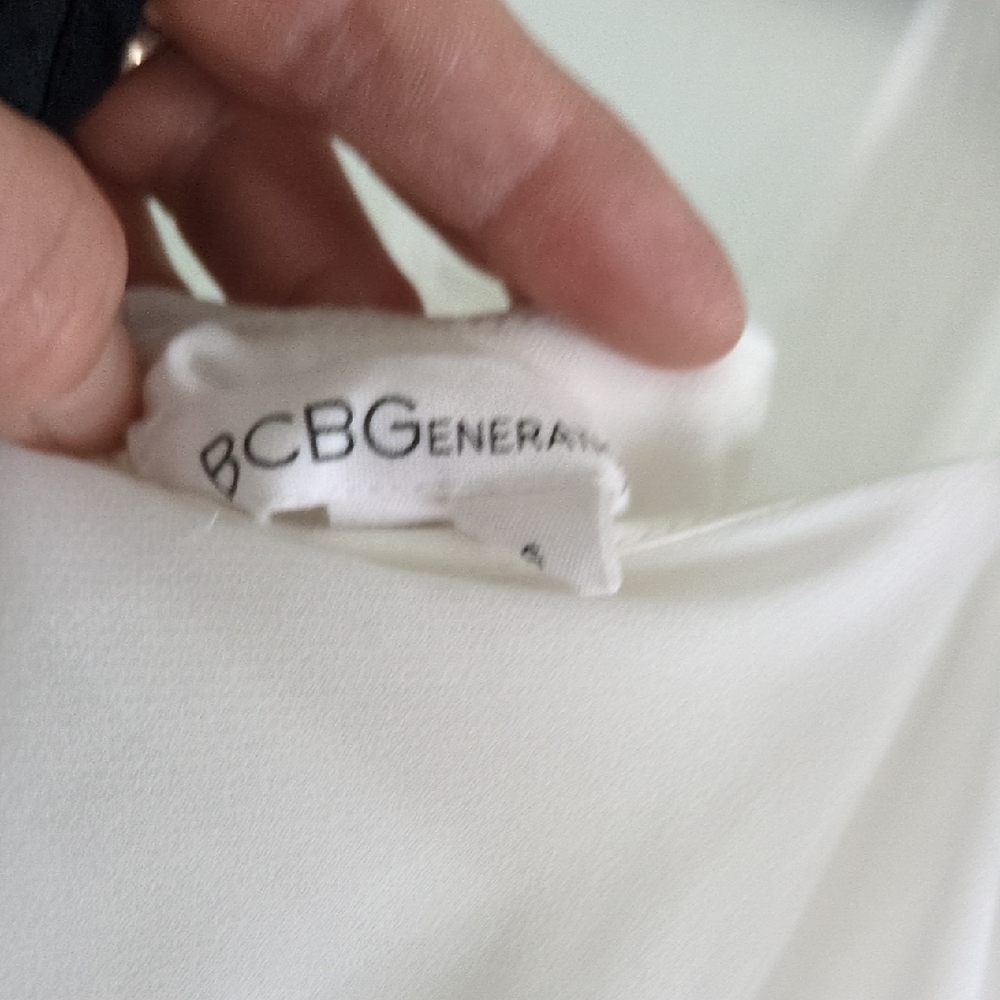 Bcbgeneration Ivory Spaghetti Strap Adjustable Ch… - image 3